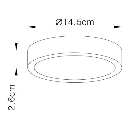 Globo - LED griestu gaismeklis LED/15W/230V