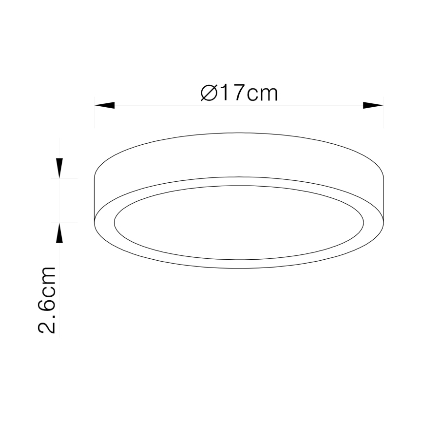 Globo - regulējama LED griestu lampa LED/22W/230V