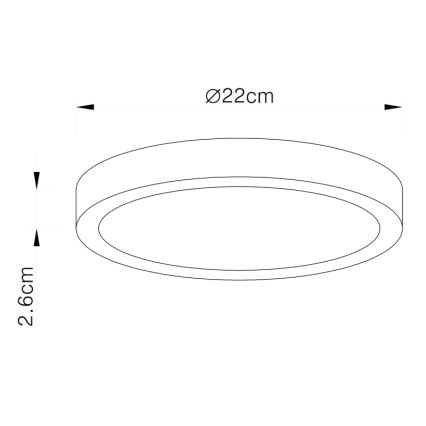 Globo - LED Griestu lampa LED/28W/230V