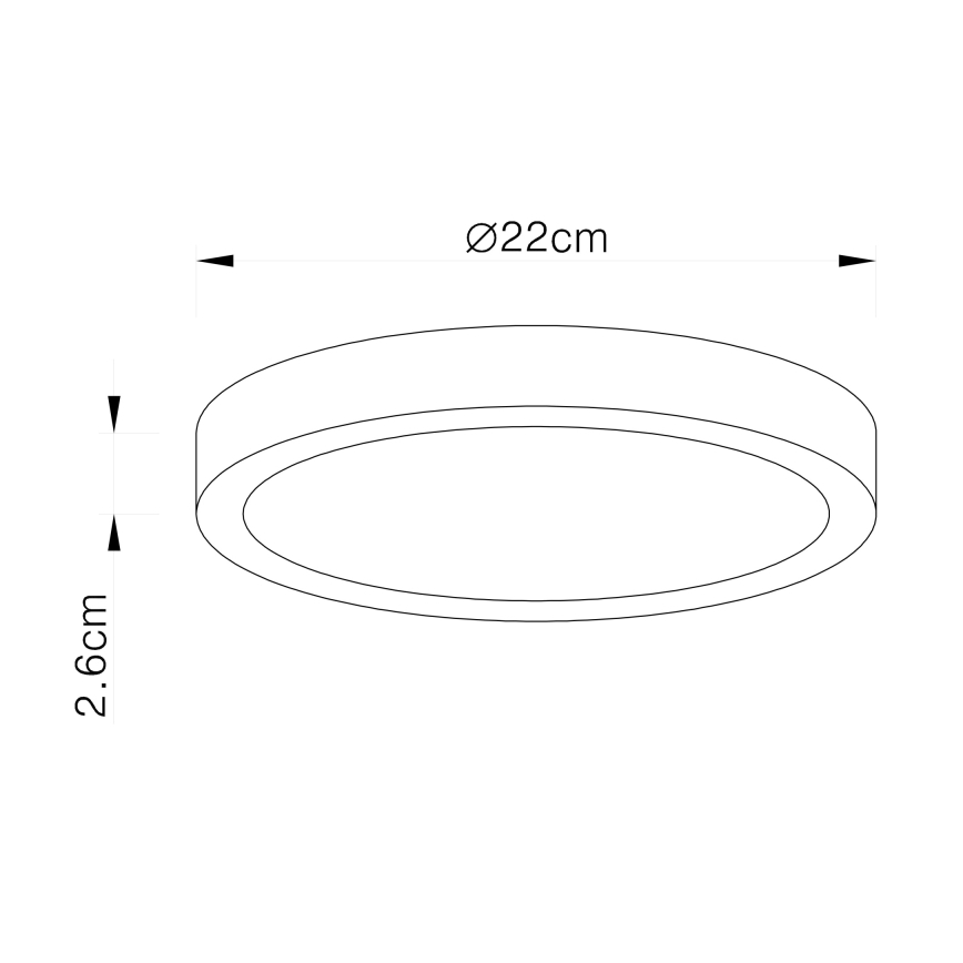 Globo - LED griestu gaismeklis ar regulējamu spilgtumu LED/28W/230V