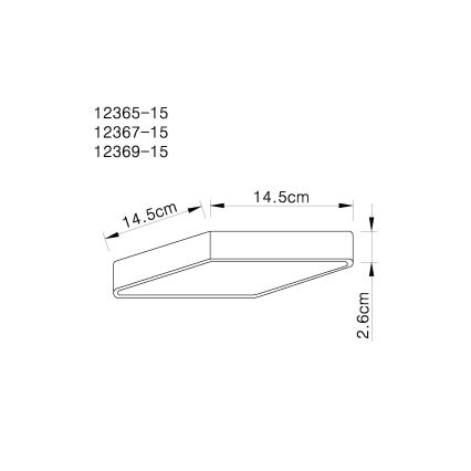 Globo - LED griestu gaismeklis LED/15W/230V