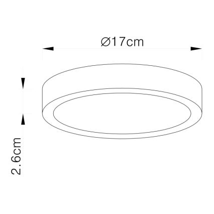 Globo - LED Aptumšojama griestu lampa LED/22W/230V