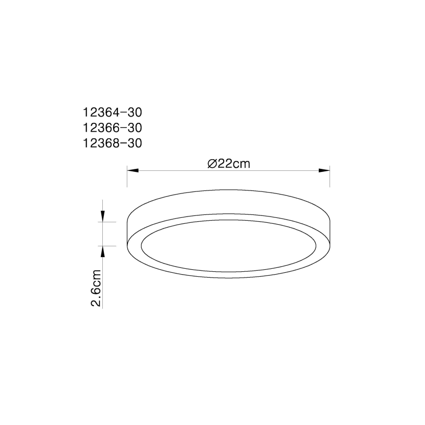 Globo - LED Aptumšojama griestu lampa LED/28W/230V