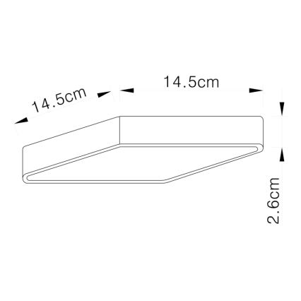 Globo - LED griestu gaismeklis LED/15W/230V