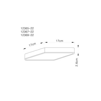 Globo - LED griestu gaismeklis LED/22W/230V