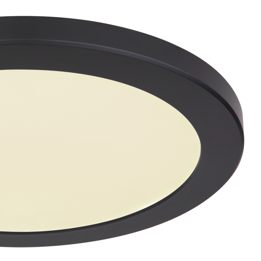 Globo - LED Griestu lampa LED/24W/230V 3000/4000/6500K melna