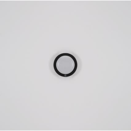 Globo - LED uzlādējams pieskāriena sienas gaismeklis LED/1,2W/3,7V diam. 15 cm 1800 mAh melns
