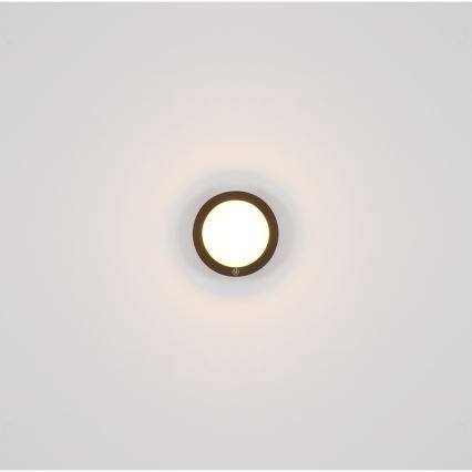 Globo - LED Uzlādējama Skārienvadāma sienas lampa LED/1,2W/3,7V d. 15 cm 1800 mAh melna