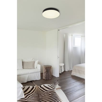 Globo - LED Griestu lampa LED/24W/230V 3000K/4000K/6500K d. 30 cm melna