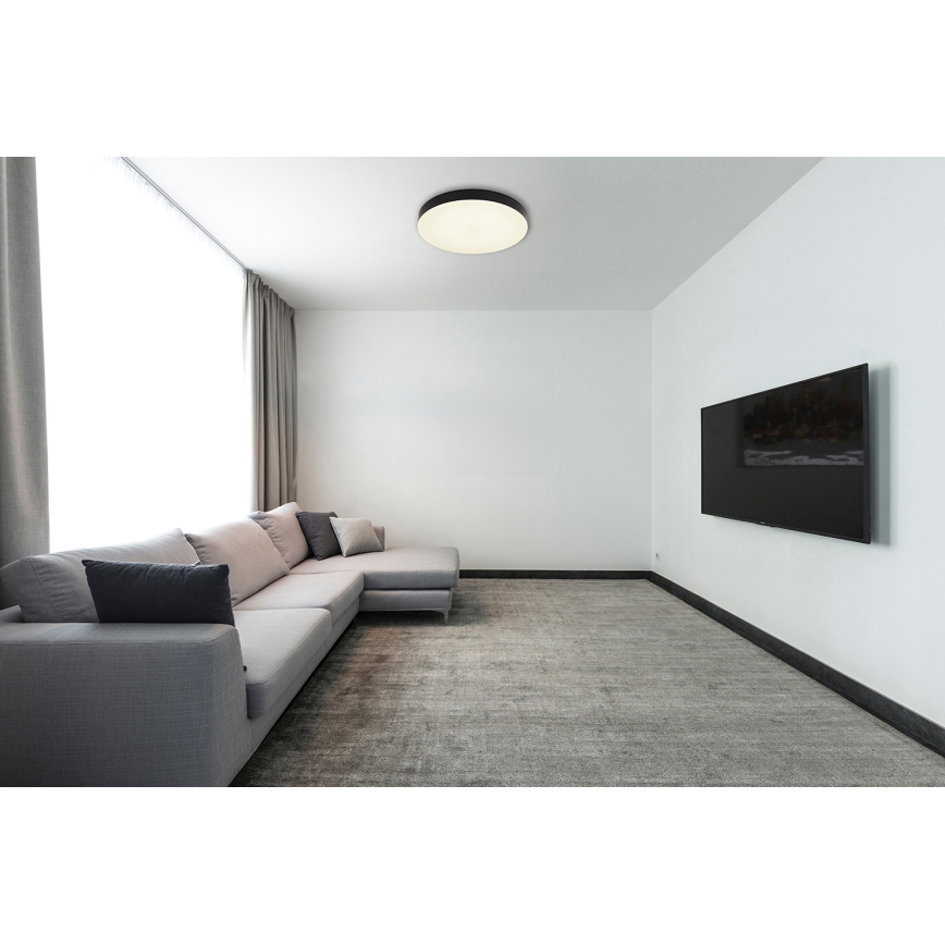 Globo - LED Griestu lampa LED/36W/230V 3000K/4000K/6500K d. 40 cm melna