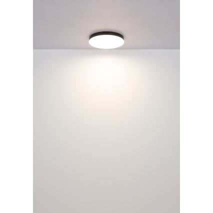 Globo - LED Griestu lampa LED/50W/230V 3000K/4000K/6500K d. 50 cm melna