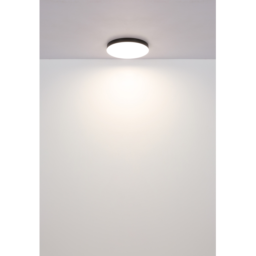 Globo - LED Griestu lampa LED/50W/230V 3000K/4000K/6500K d. 50 cm melna
