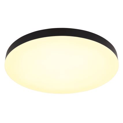 Globo - LED Griestu lampa LED/50W/230V 3000K/4000K/6500K d. 50 cm melna