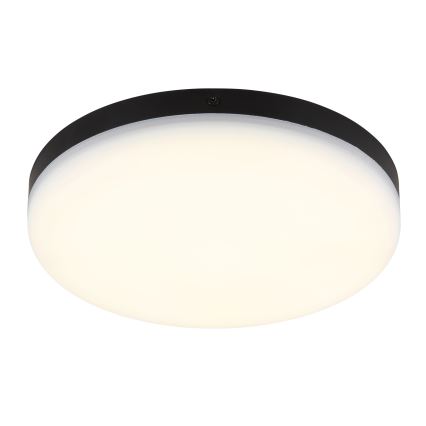 Globo - LED Griestu lampa LED/12W/230V 4000K d. 22 cm melna