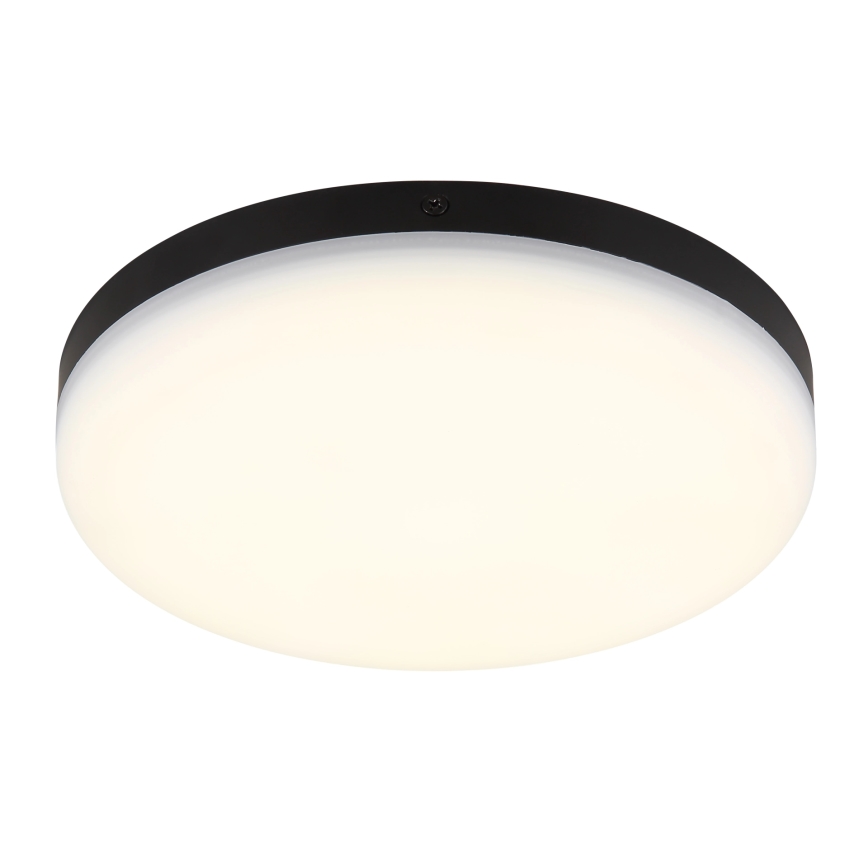 Globo - LED Griestu lampa LED/12W/230V 4000K d. 22 cm melna