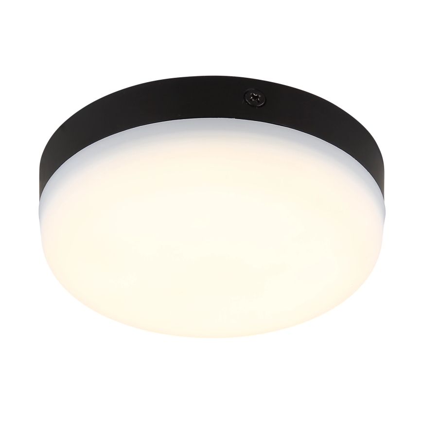 Globo - LED Griestu lampa LED/8W/230V 4000K d. 12 cm melna