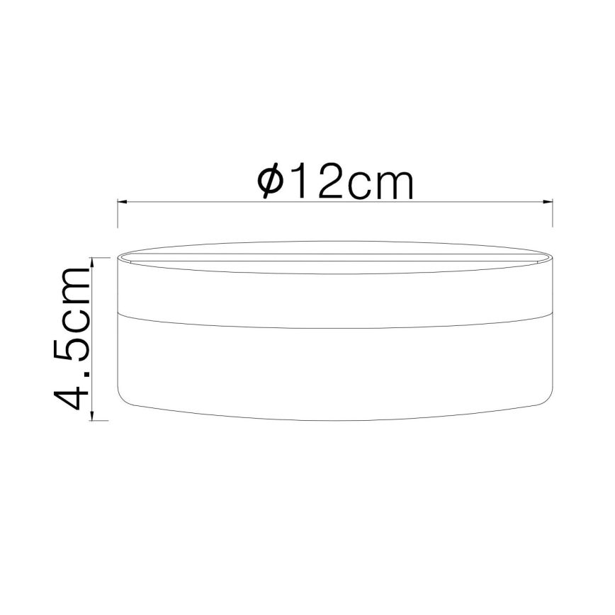 Globo - LED Griestu lampa LED/8W/230V 4000K d. 12 cm balta