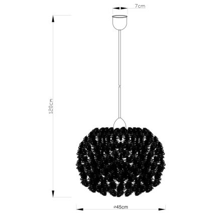 Globo - Lustra uz auklas 1xE27/40W/230V