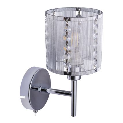 Globo - Sienas lampa 1xE14/40W/230V matēts hroms