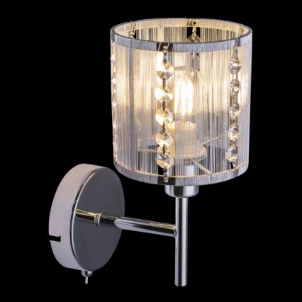 Globo - Sienas lampa 1xE14/40W/230V matēts hroms
