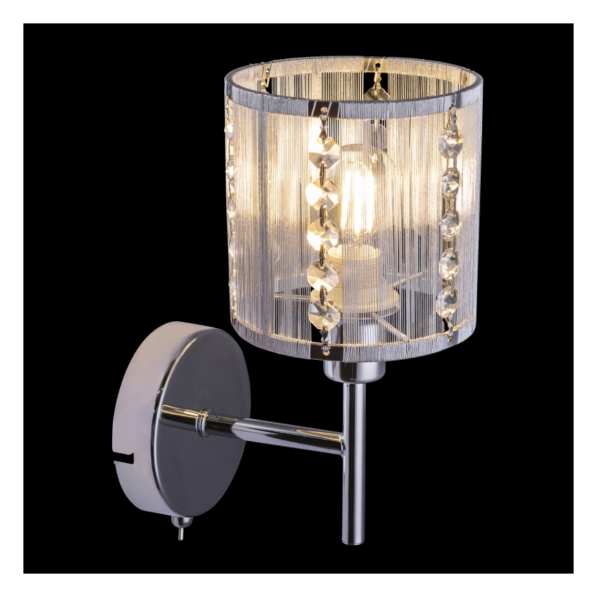 Globo - Sienas lampa 1xE14/40W/230V matēts hroms