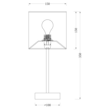 Globo - Galda lampa 1xE14/40W/230V