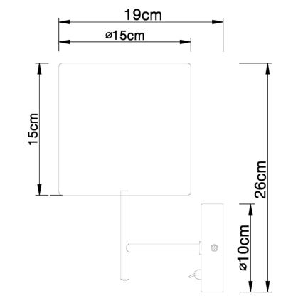 Globo - Sienas gaismeklis 1xE14/40W/230V