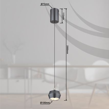 Globo - LED Lustra ar auklu LED/6W/230V