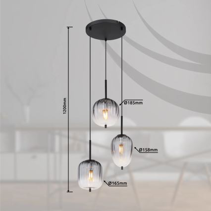 Globo - Lustra ar auklu 3xE14/40W/230V