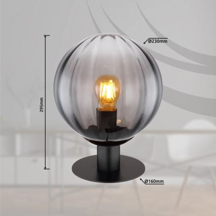 Globo - Galda lampa 1xE27/12W/230V