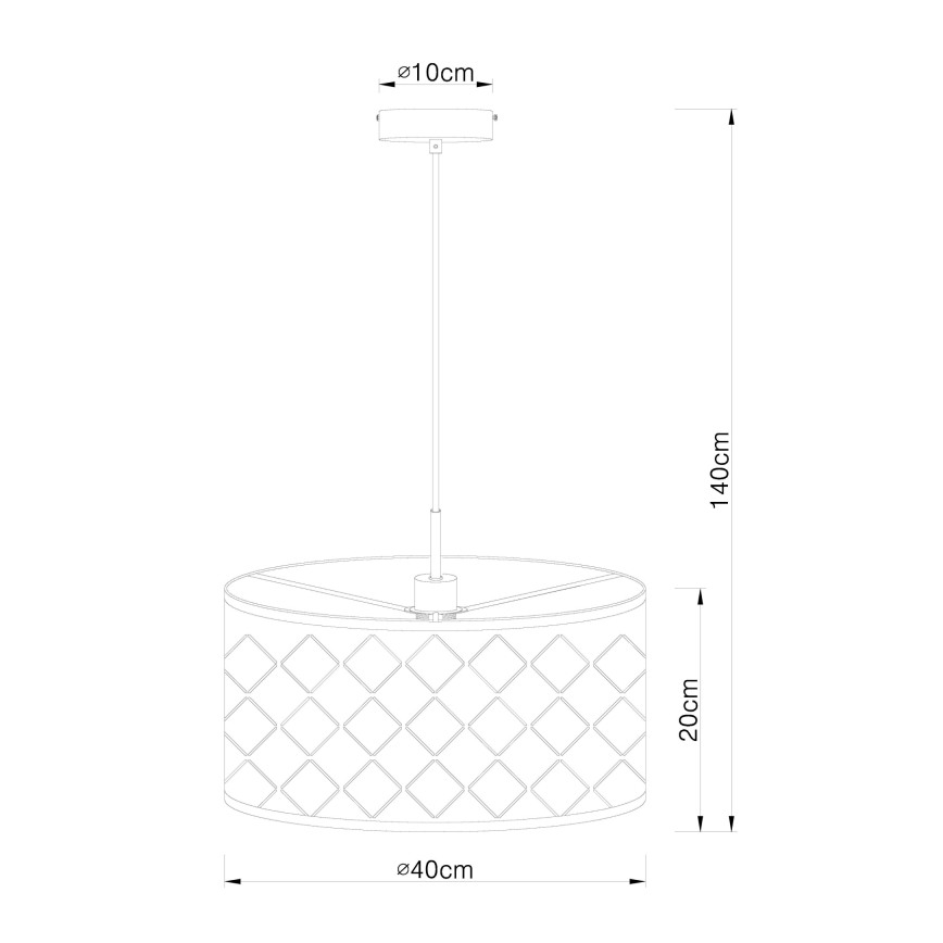 Globo - Lustra uz auklas 1xE27/60W/230V