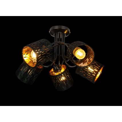 GLOBO 15264-5D - Pieliekama lustra TUXON 5xE14/25W/230V