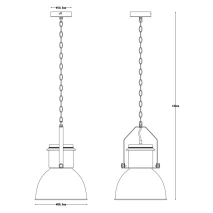 Globo - Lustra uz auklas 1xE27/40W/230V