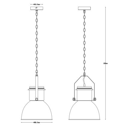 Globo - Lustra uz auklas 1xE27/40W/230V