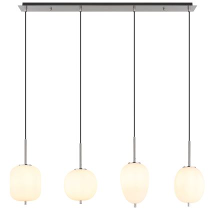 Globo - Lustra ar auklu 4xE14/40W/230V balta
