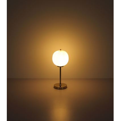 Globo - Galda lampa 1xE14/40W/230V matēts hroms