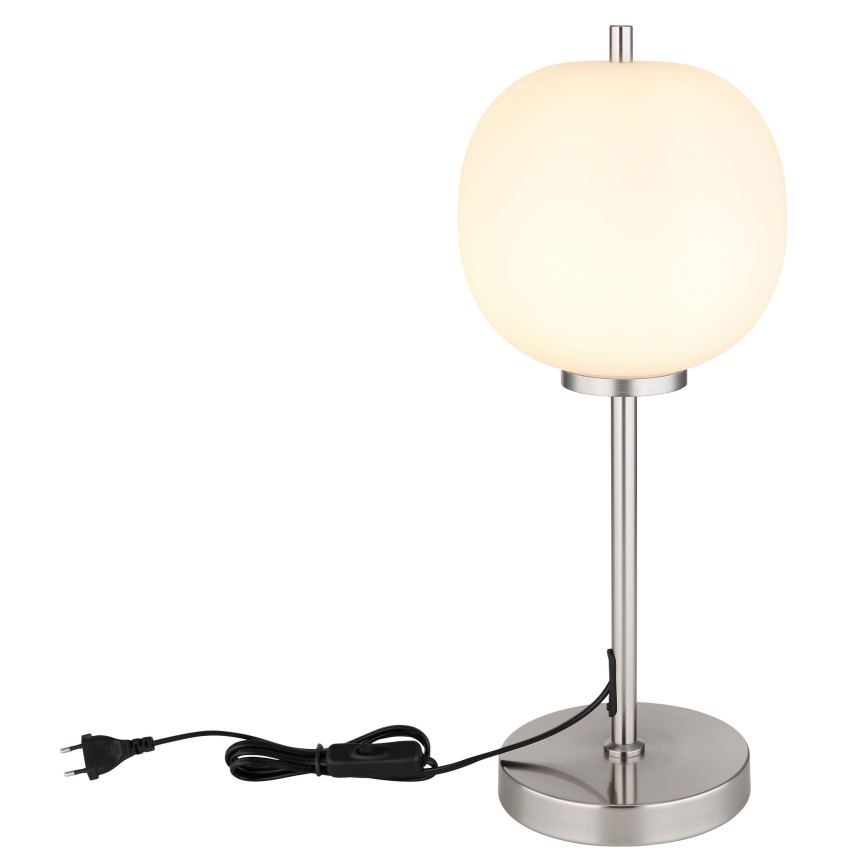 Globo - Galda lampa 1xE14/40W/230V matēts hroms