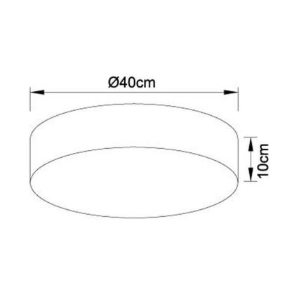 Globo - LED Aptumšojama griestu lampa LED/24W/230V 3000-6000K + tālvadības pults