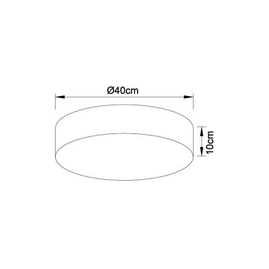 Globo - LED Aptumšojama griestu lampa LED/24W/230V 3000-6000K + tālvadības pults