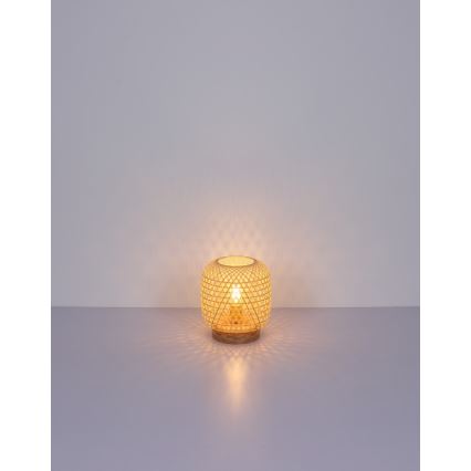Globo - Galda lampa 1xE27/60W/230V bambusa