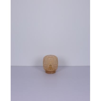 Globo - Galda lampa 1xE27/60W/230V bambusa