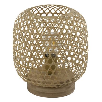 Globo - Galda lampa 1xE27/60W/230V bambusa