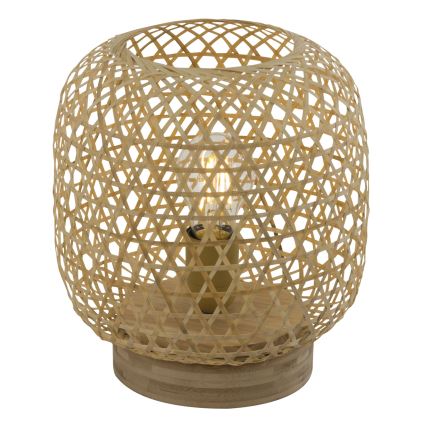 Globo - Galda lampa 1xE27/60W/230V bambusa