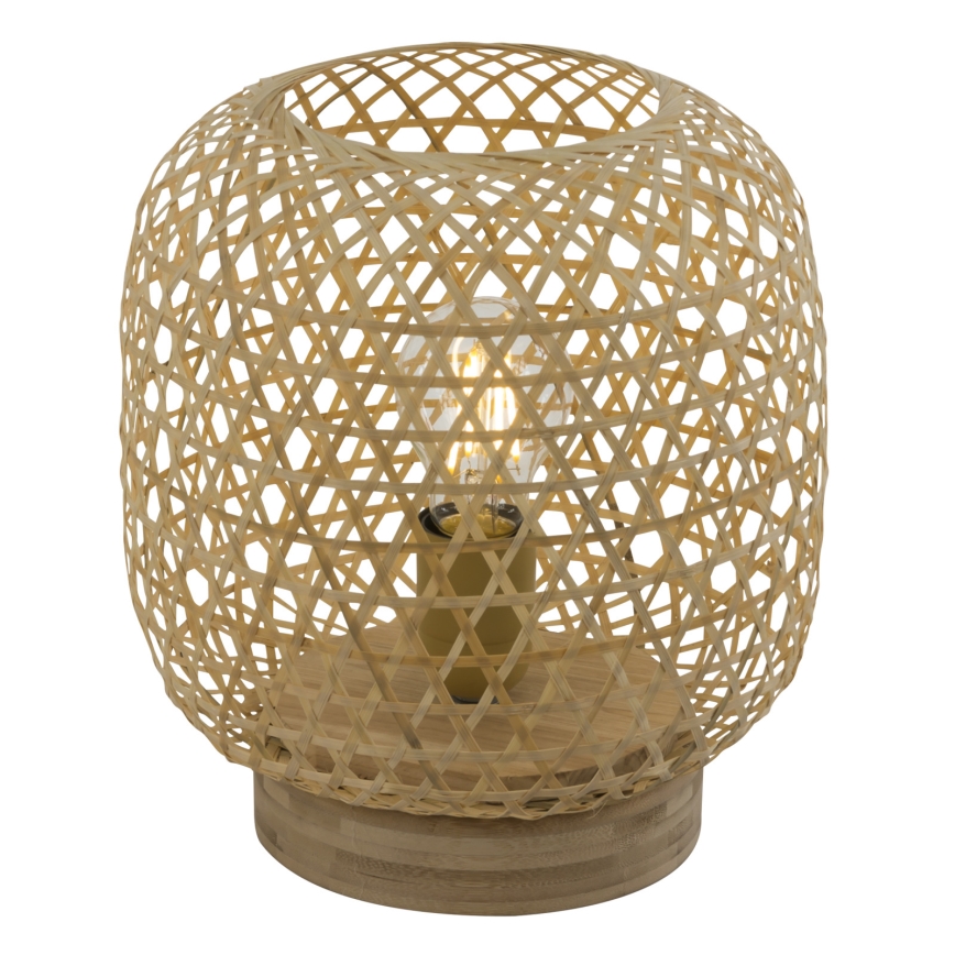 Globo - Galda lampa 1xE27/60W/230V bambusa