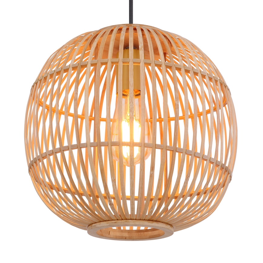Globo - Lustra ar auklu 1xE27/60W/230V bambusa