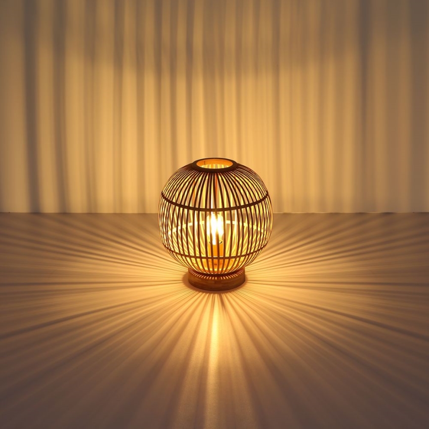 Globo - Galda lampa 1xE27/60W230V bambusa