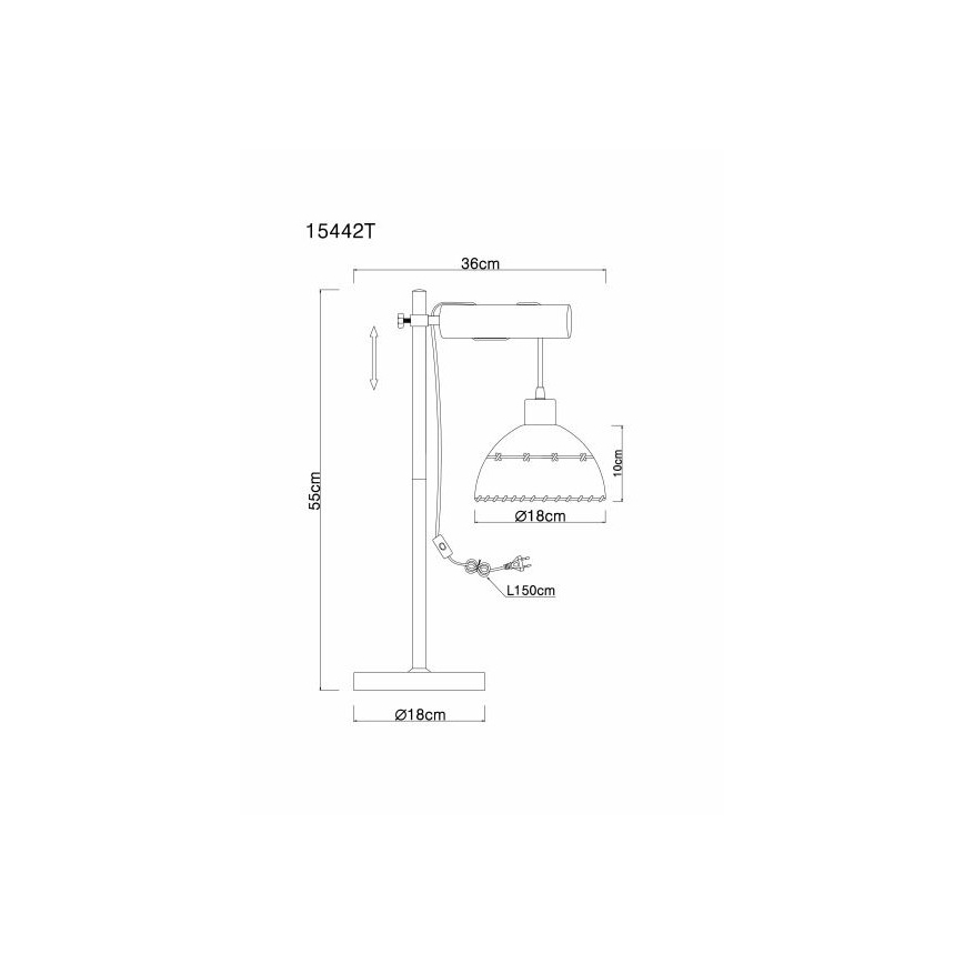 Globo - Galda lampa 1xE27/60W/230V