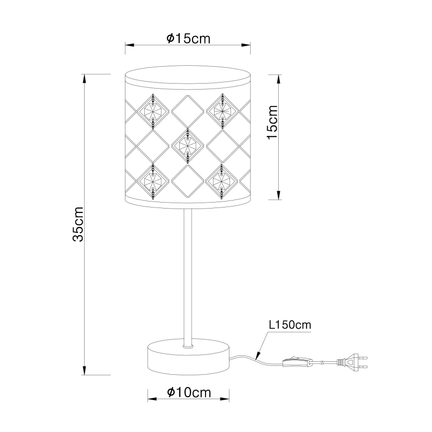 Globo - Galda lampa 1xE14/40W/230V