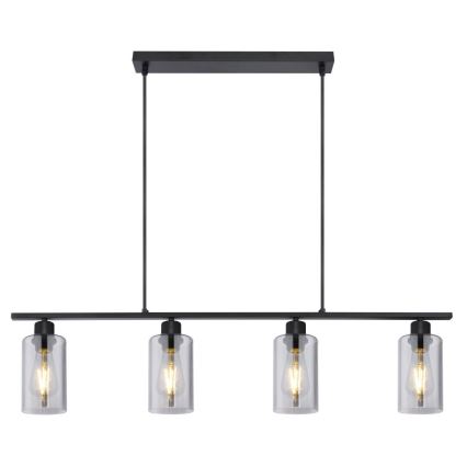 Globo - Lustra ar auklu 4xE27/60W/230V melna