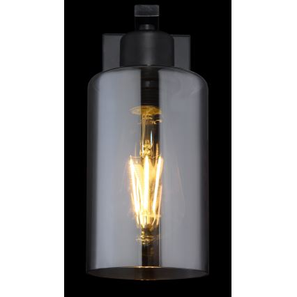 Globo - Sienas lampa 1xE27/60W/230V melna